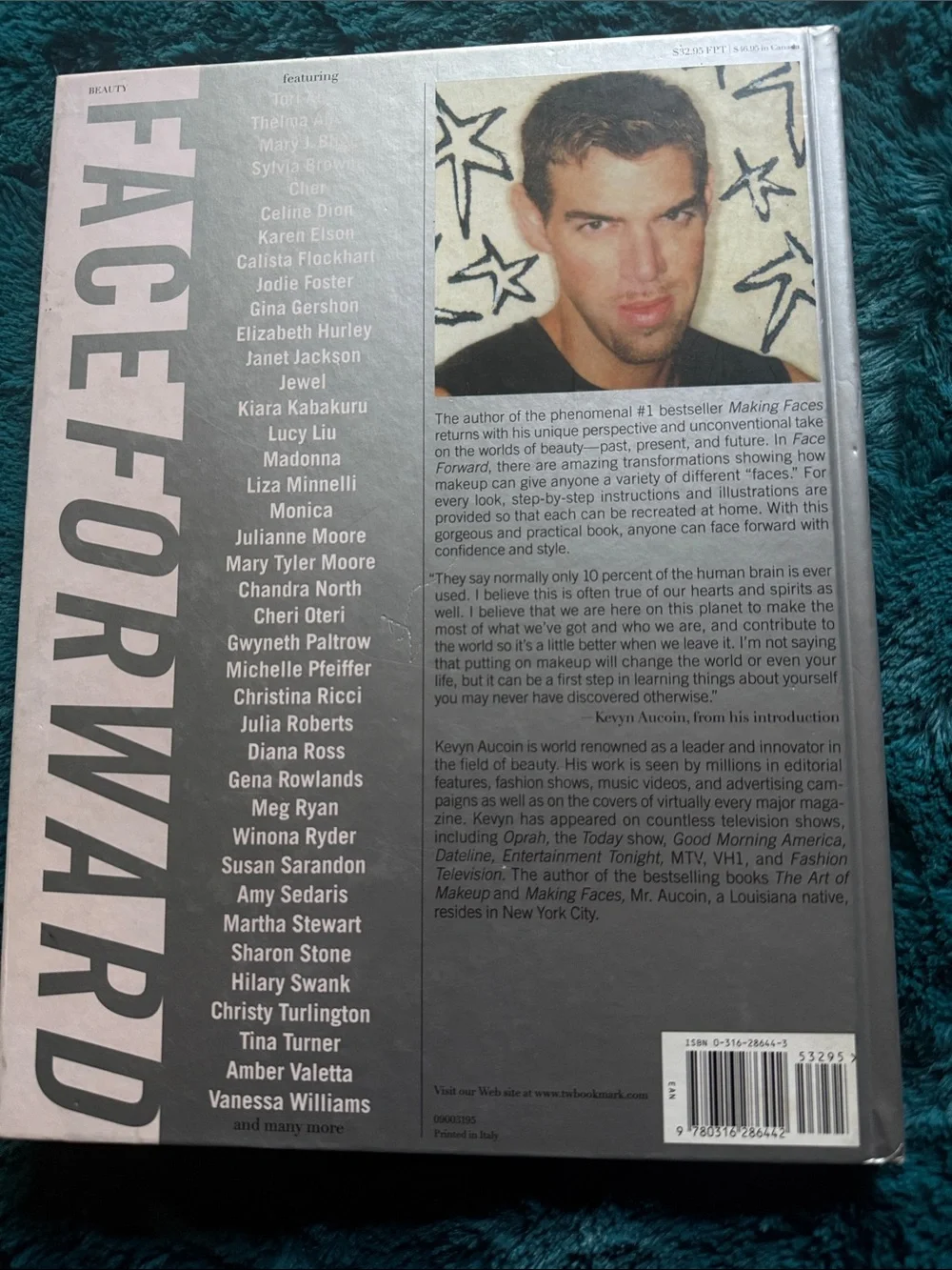 VTG Kevyn Aucoin Face Forward Hardcover Coffee Table Book